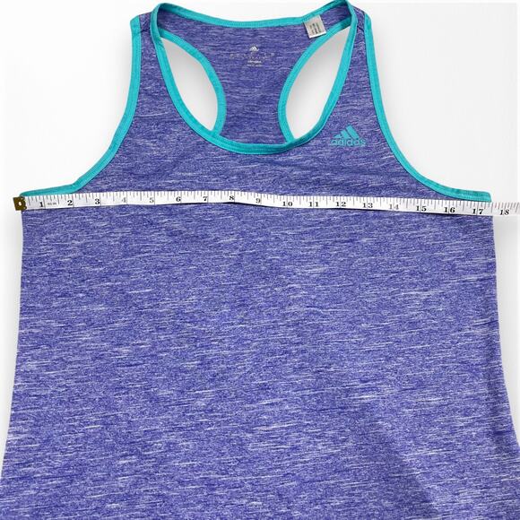Adidas Climalite Purple‎ Blue Racerback Tank Size Small - Picture 6 of 7